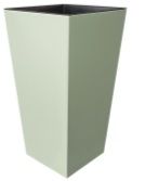 Кашпо для цветов со вставкой "ЖАСМИН" №2, h 360 мм, d 180 мм, h вставки 175 мм, шалфей Гарденпласт 00185
