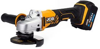 Машина углошлиф.аккум, JCB-18AG-B-E18V,0-8000 об/мин, Ø диска 115 мм, с заряд. уст-вом и АКБ JCB JCB-18AG-5BG-E