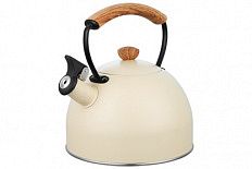 Чайник нерж 2,8 л со свистком, бежевый TM Appetite Shenzhen L&K Housewares Limited LKD-0028BGH