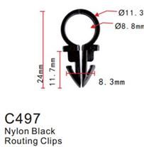 Клипса для крепления внутренней обшивки а/м универсальная, пласт., 100 шт Forsage C0497(universal)