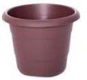 Горшок пластмассовый Примула, d=270 h=220, 7л., шоколад Гарденпласт 82001