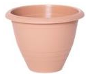 Горшок пластмассовый Виола, d=290 h=220, 7,5л., карамель Гарденпласт 83007