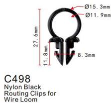 Клипса для крепления внутренней обшивки а/м универсальная пластиковая, 100 шт Forsage C0498(universal)