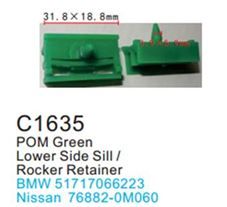 Клипса для крепления внутренней обшивки а/м БМВ пластиковая, 100 шт Forsage C1635(BMW)