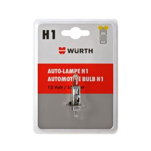 Автолампа тип H1 12V 55W, P14.5S в блистере WÜRTH 07209111