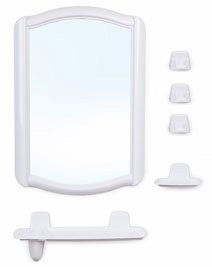 Набор в ванную, снежно-белый BEROSSI НВ 04601000