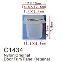 Клипса для крепления внутренней обшивки а/м БМВ пластиковая 100 шт Forsage F-C1434(BMW)