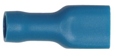 Разъем гнездовой полностью изолированный 6,3х0,8 мм, 1,5 - 2,5 кв. мм, синий WUMAX 155890522