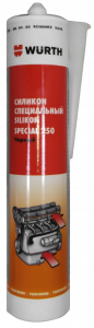 Силикон специальный Silikon Special 250, черный 310 мл WÜRTH 0890323300