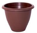 Горшок пластмассовый Виола, d=290 h=220, 7,5л., шоколад Гарденпласт 83001
