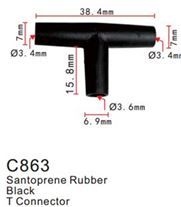 Клипса для крепления внутренней обшивки а/м универсальная пластиковая, 100 шт Forsage C0863(universal)