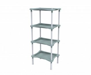Этажерка с полками Krita 4-х секц (серая мистерия© BEROSSI АС 60175000