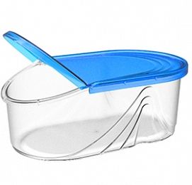 Емкость для сыпучих продуктов Wave 0,5 л (джинс) BEROSSI ИК 34336000