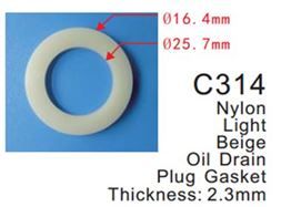 Клипса для крепления внутренней обшивки а/м универсальная пластиковая, 100 шт Forsage C0314(universal)
