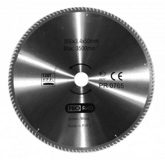 Диск пильный 500×50×3,4 мм, 120 зуб., для дерева, Prorab Прораб PR0765