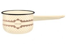 Ковш эмал 1,5л цил без/кр Vintage ТМ Appetite Стальэмаль 1с42с_Vi