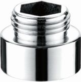 Гайка-переходник для смесителя F3/4" - M1/2", латунь Ledeme LH502