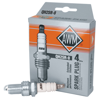Свечи зажигания QH2SR-8 (медь, 4шт) блистер упаковка AWM 410090030