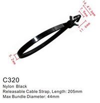 Клипса для крепления внутренней обшивки а/м универсальная пластиковая, 100 шт Forsage C0320(universal)