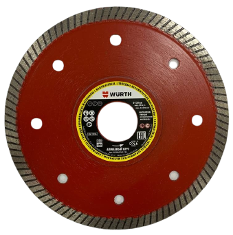 Алмазный круг для твердых керамических материалов 125х22,2 мм WÜRTH 0668165125