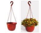 Подвесной горшок Петуния №2 терракот d=250 h=150, 5л Гарденпласт 00116