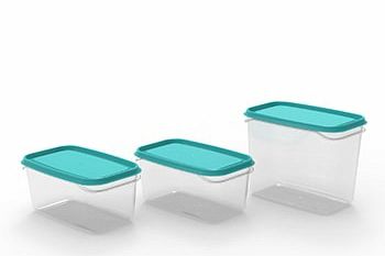 Набор контейнеров для заморозки Frost 2/0,5 л 1/1,0 л (бирюза) BEROSSI ИК 75837000