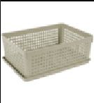 Лоток 270×190×90мм серо-бежевый с крышкой 3,7л Полимербыт 4346219