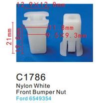 Клипса для крепления внутренней обшивки а/м Форд пластиковая, 100 шт Forsage C1786(Ford)