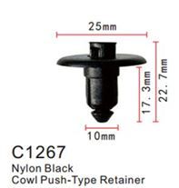 Клипса для крепления внутренней обшивки а/м Форд, пласт., 100 шт Forsage C1267(Ford)