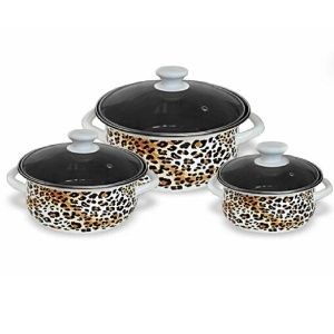 Набор кастрюь "Лео" 1.5, 2, 3 л Керченский металлургический завод 61904-ЛЕО