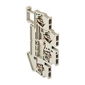 Колодка клеммная пружинная двойная JXB-ST-1,5 17,5А серая EKF PROxima plc-jxb-st-1.5-4-2