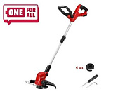 Триммер аккум. TB 3018 ALL1, 18 В, телескоп.ручка, рег.угол 0-60°, полуавтомат.голова, 1,6 мм леска, без акб и зу WORTEX 0333237