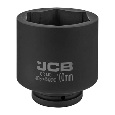 Головка ударная глубокая 100 мм 1'' 6-гр JCB JCB-485120100