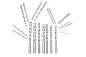 Набор сверл по металлу HSS 21 пр 1-10 мм RockForce RF-924U21S