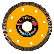 Диск алмазный отрезной 115 х 22,2мм, сплошной, супертонкий, горячий пресс, сухой/мокрый рез Denzel 73057