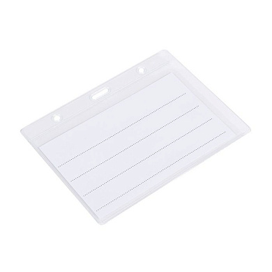 Бейдж-карман, 104x67 мм, прозрачный