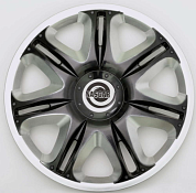 Колпак декоративный автомобильный Наскар Super Blaсk 15" (4 шт) Star S15261