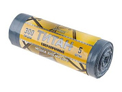 Мешки для мусора, 300 л, 5 шт, "Титан", серо-черные, 105х150см/80мкм РОМАШКА ТТ-ВР-300/5/8/С