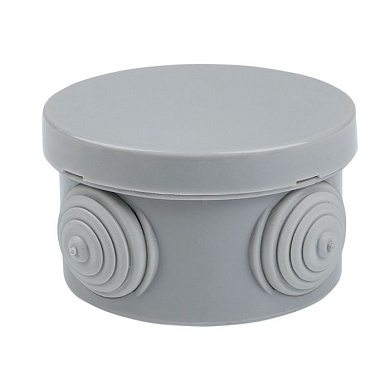 Коробка распределительная КМР-040-039 с крышкой наружная (85х40) 4 мембранных ввода IP54 EKF PROxima plc-kmr-040-039