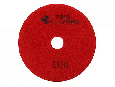 Алмазный гибкий шлифкруг ''Черепашка'' 100 P500 мокрая шл. Trio-Diamond 340500