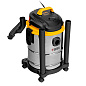 Пылесос строительный SVC15, 1200 Вт, бак 15 л, шланг 2 м Denzel 28201