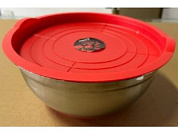 Миска для взбивания из нержавеющей стали, диаметр 24 см, с крышкой, серия CHEF, PERFECTO LINEA 24-250224