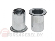 Заклепка резьбовая цилиндрический бортик, белый цинк Starfix