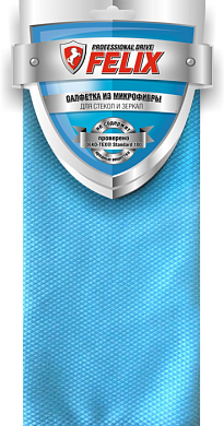 Салфетка из микроф. для стекол и зеркал FELIX 411040072