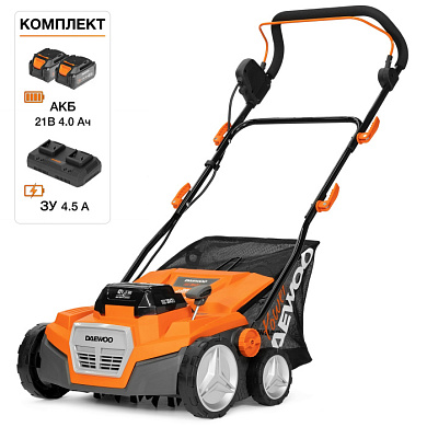 Аэратор-скарификатор аккумуляторный DSC 3842Li SET Daewoo Power DSC 3842Li SET