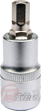 Головка-бита 1/2'' HEX 8 L55 мм. Yato YT-04384