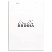 Блокнот "Rhodia", А5, 80 листов, клетка, белый