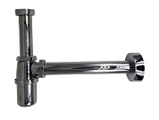 Сифон для умывальника без выпуска, гайка 32 мм, с прямой трубой 1 1/4", AV Engineering AVE129754