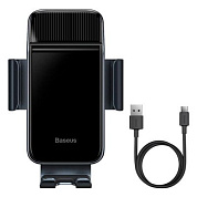 Автомобильный держатель Baseus Smart Solar Black (SUZG000001)