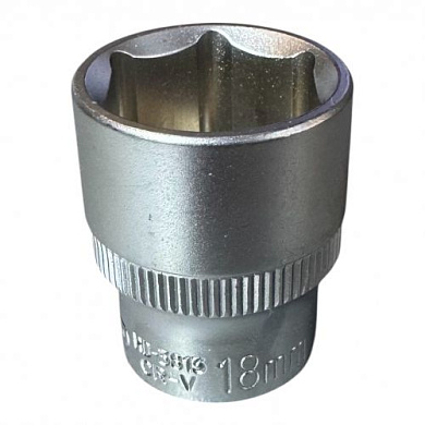 Головка торцевая 3/8" 6-гр 18 мм L30 мм CrV H-D HD-3813